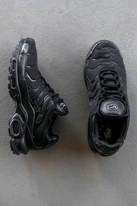 Кросівки жіночі Nike Air Max Plus TN Full Black Найк Аір Макс ТН