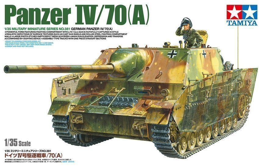 Tamiya 35381 1/35 German Panzer IV/70(A) model do sklejania