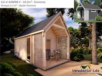 Casa madeira AIRBNB 2 44mm Economy - Ideal para turismo & descansar