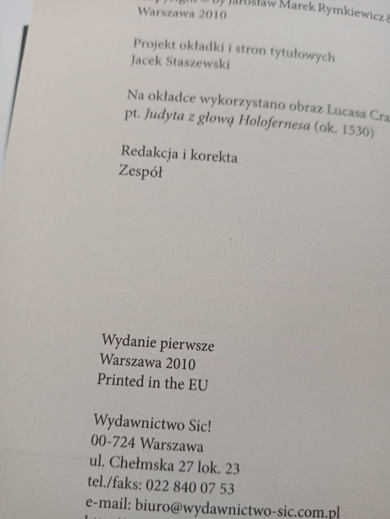 Jarosław Marek Rymkiewicz - Samuel Zborowski