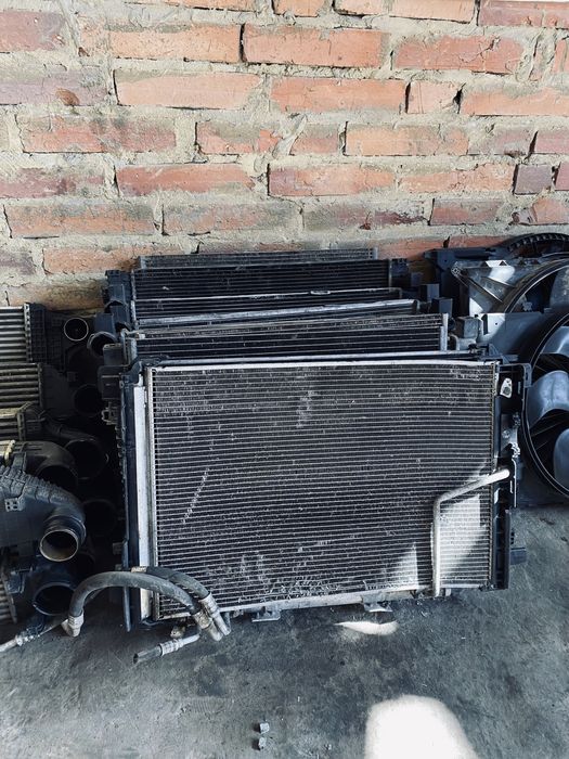 Радіатор, вентилятор, Інтеркулер Mercedes w203 w211 w204 w212 w164