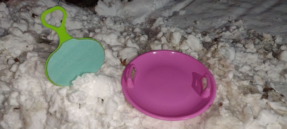 Ślizg typu UFO + jabłuszko do zjeżdżania