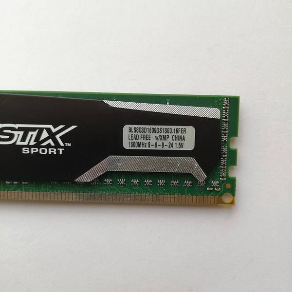 Игровая оперативная память Crucial Ballistix Sport DDR3 8Gb 1600MHz 12