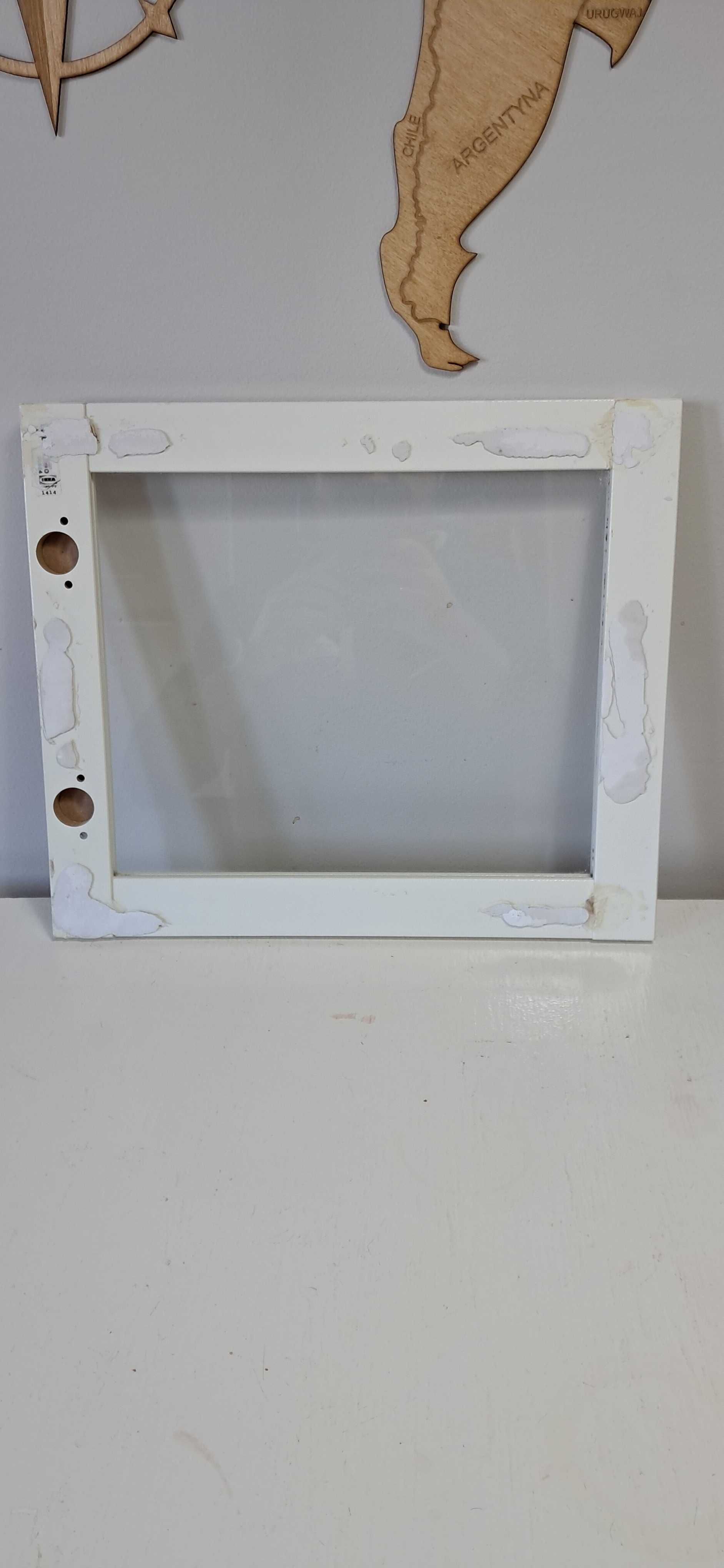 Ikea Billy Olsbo 20564 Front 1414 Drzwi szklane Szyba Biały Drzwiczki