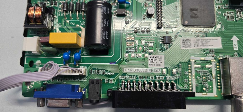 MAINBOARD + TV REMOTE CONTROL, BRAND OK, LM3200, 32"64729694904321121