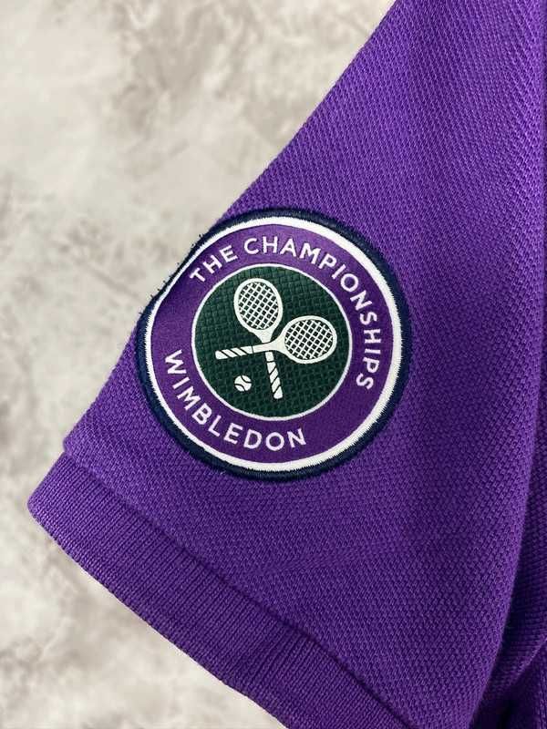 Polo Ralph Lauren wimbledon koszulka fioletowa Purple tee luxury sport