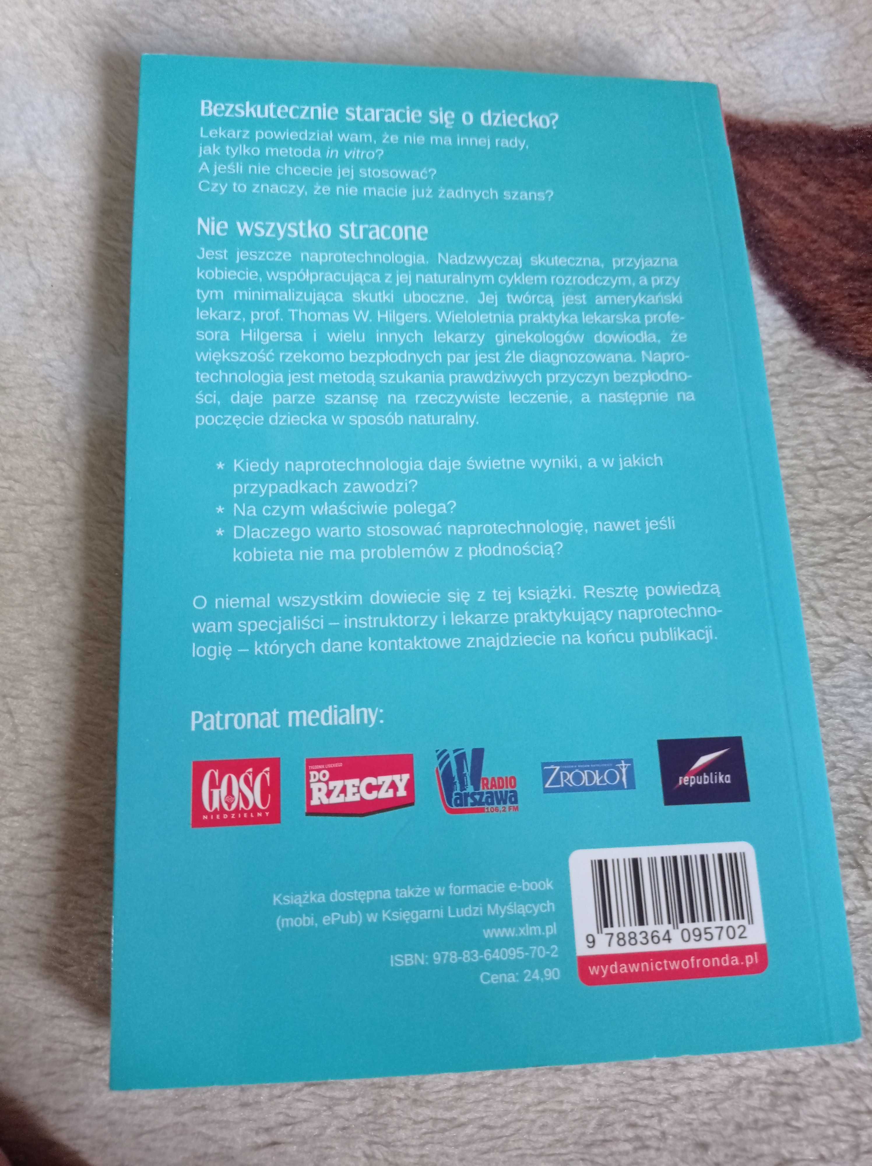 Niepłodność/naprotechnologia książka nadzieja na dziecko