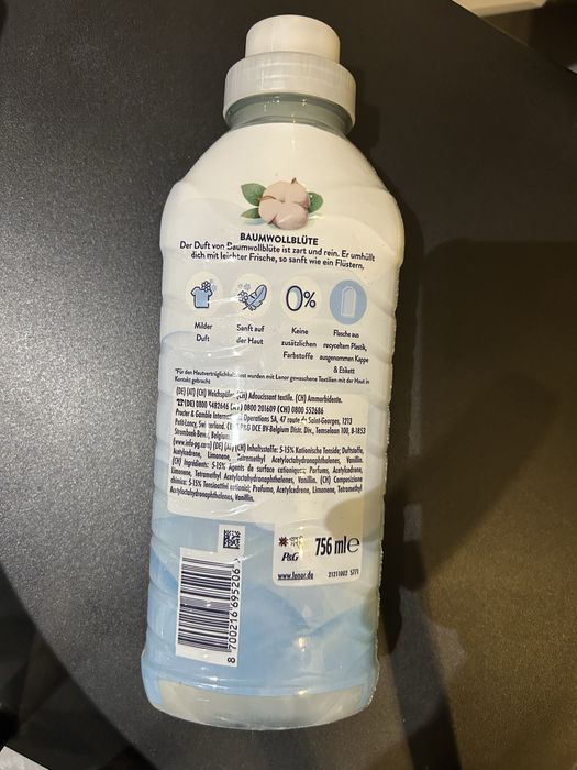 Płyn do płukania Lenor 36 prań 756 ml