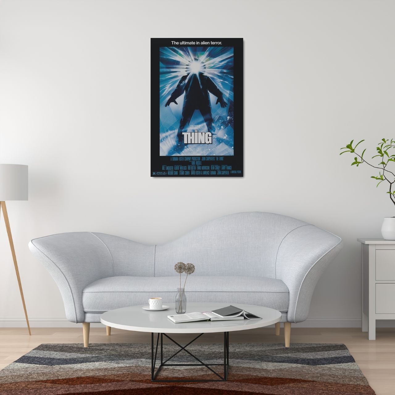 The Thing (1982) Карпентер жахи ретро фільм постер, картина на полотні