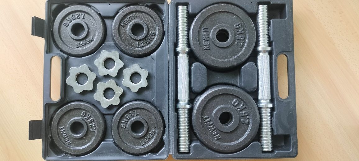 Halteres musculação kit 20 kg