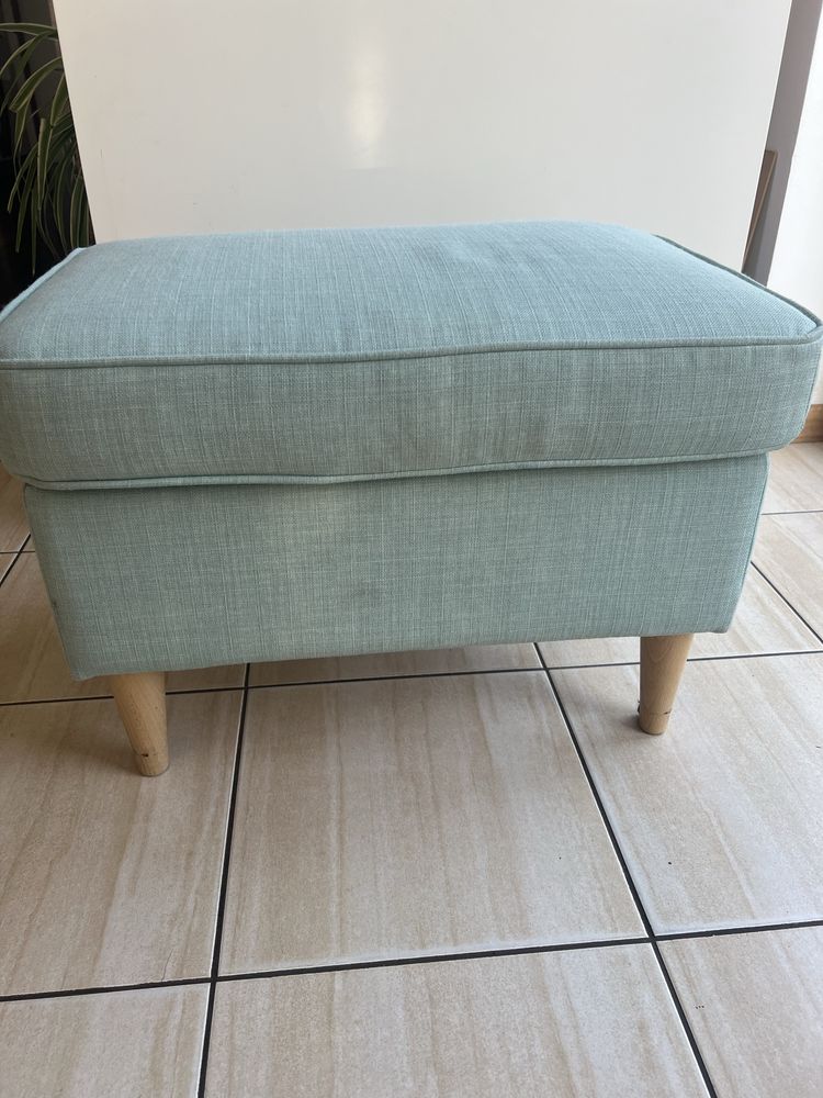 Fotel uszak z podnóżkiem ikea