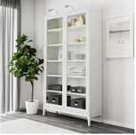 IKEA REGISSÖR Vitrina, branco, 118x203 cm