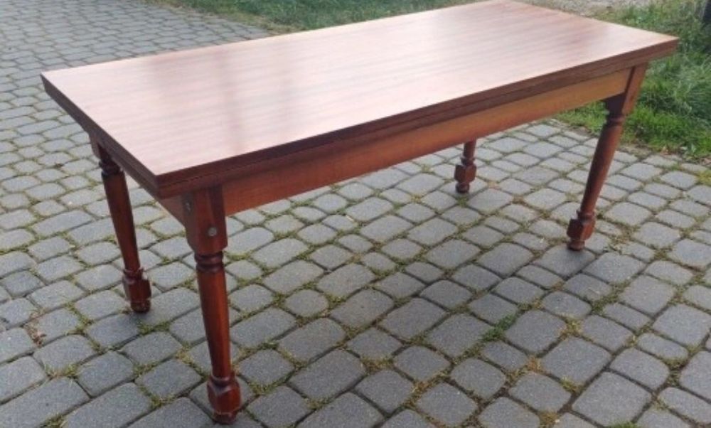 stolik ława stół kawowy rozkładany podnoszony PRL