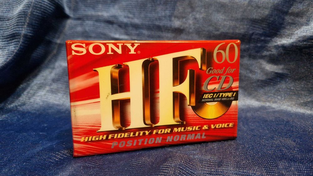 Kaseta magnetofonowa SONY HF60 nieużywana w folii.