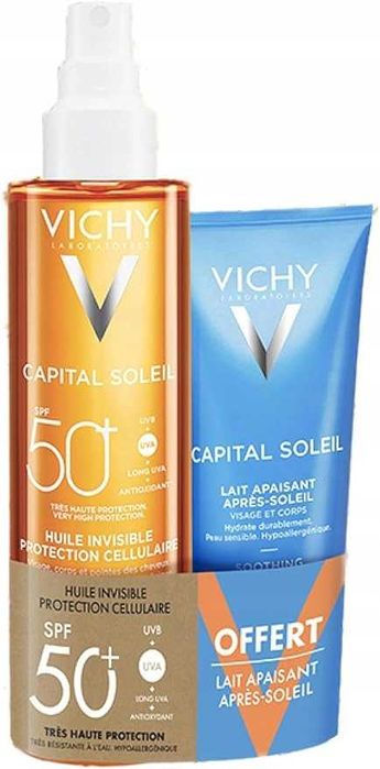 Vichy Zestaw do opalania_Olejek+balsam
