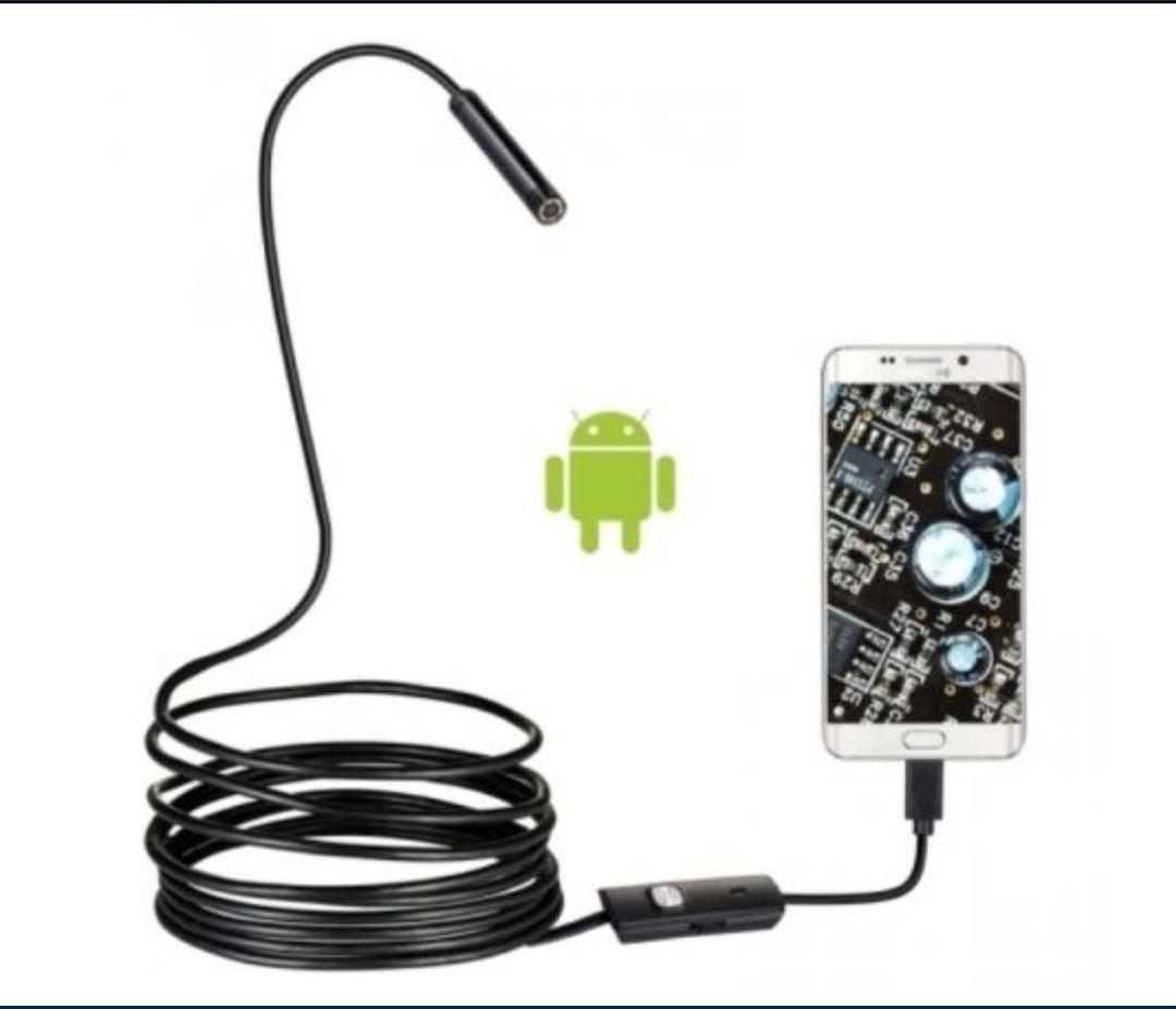 ENDOSKOP Kamerka 5m USB LED Android Smartfon możliwy odbiór osobisty