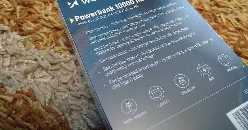 подарунок фірмовий повербанк 10000 mah powerbank 10000 Польща новий