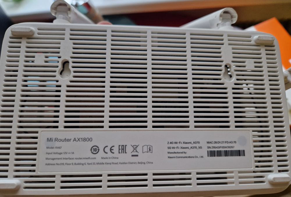 Роутер Xiaomi AX1800 Wi-Fi 6!