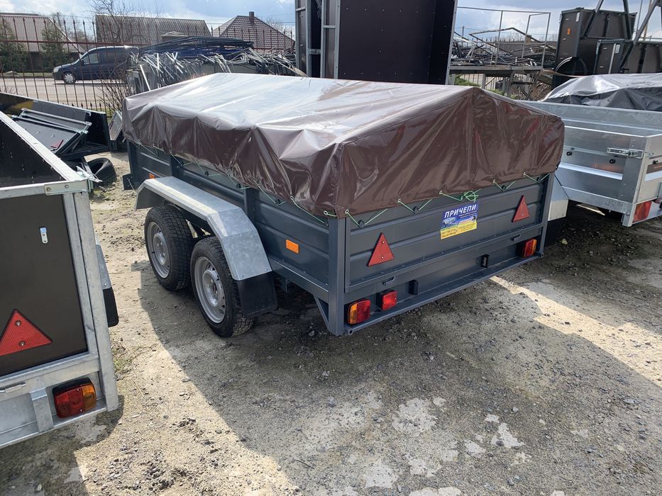 «Світ Причепів» Новий Металічний Двухвісний причіп 2.50м до 2т.кг
