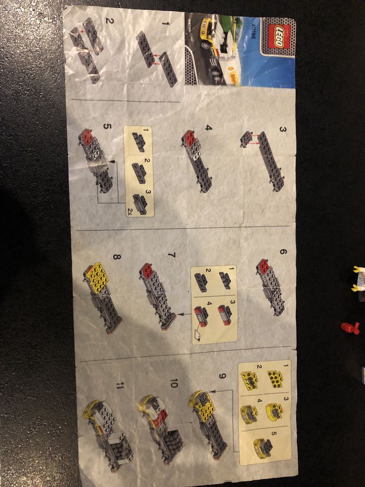 Lego: 40195 - stacja Shell + 40196 - cysterna Shell edycja promocyjna