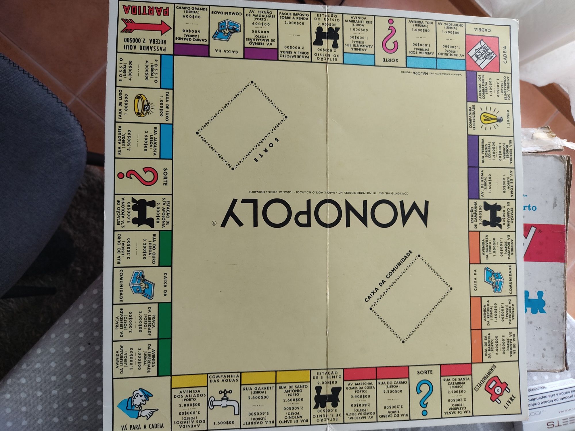 Monopoly Monopólio 1983 ref 492/1