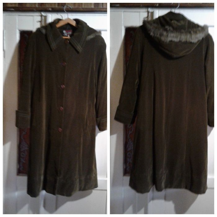 Пальто Зима-весна-осінь на хутряній підстьожці р.50-52-54 р.164-170.