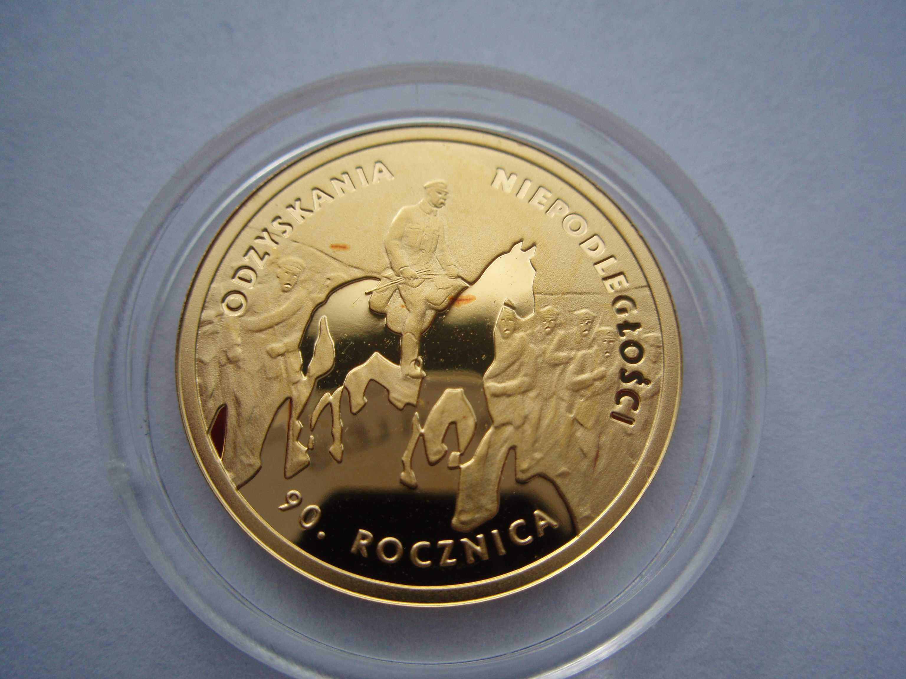 50 złotych 2008 90-ta rocznica odzyskania niepodległości Au