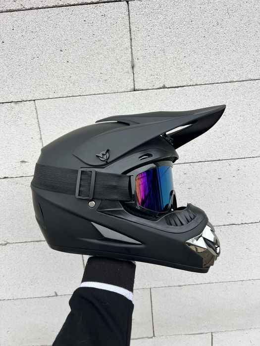 Новый мотошлем, эндуро шлем, кроссовый шлем, вело шлем, экипировка