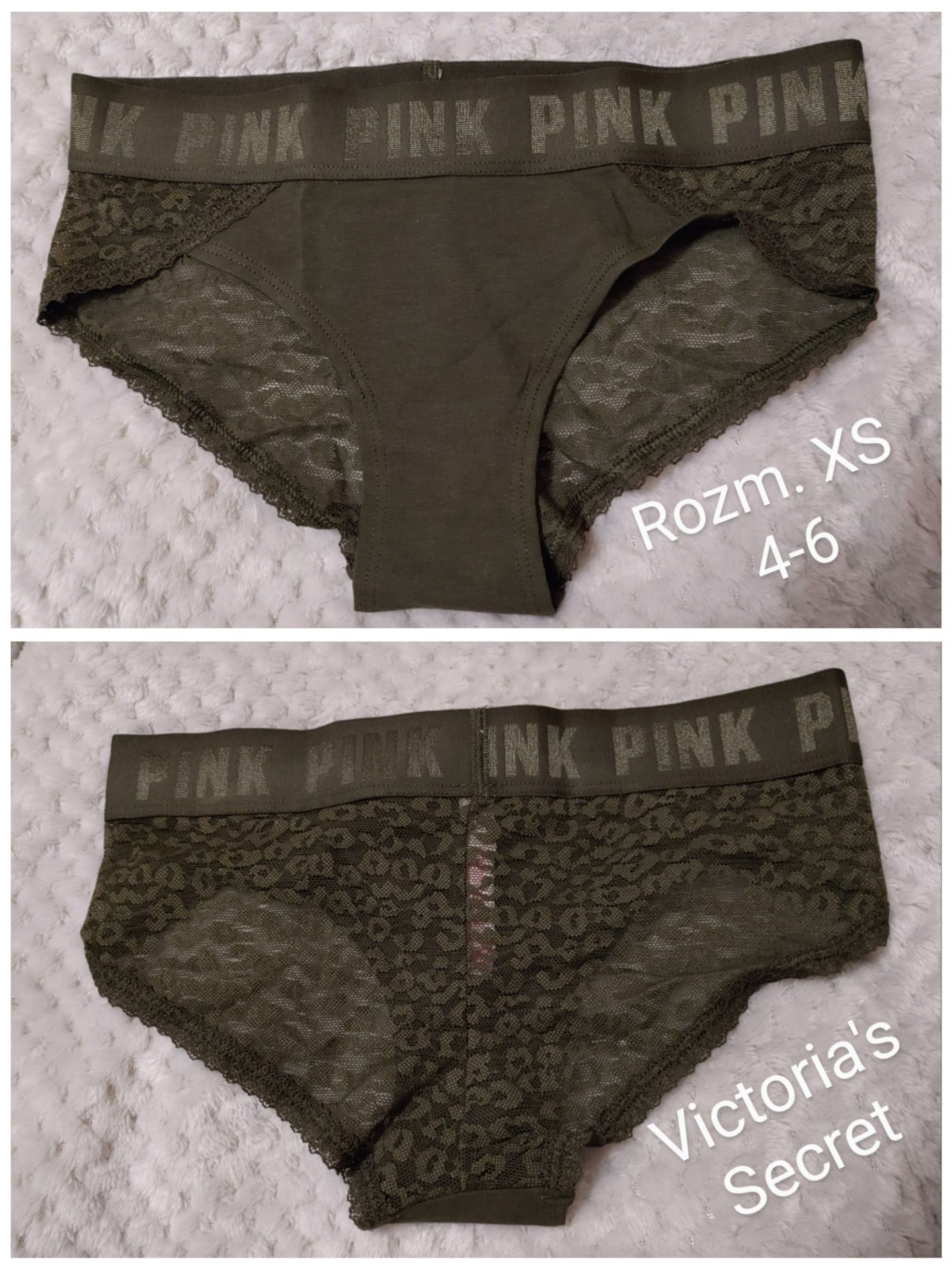 Majtki z koronką Victoria's Secret rozm. 4-6 XS