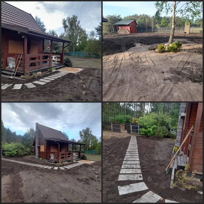 Usługi minikoparka Ziemia Ogrodowa Przyłącza Kanalizacja Oczyszczalnia