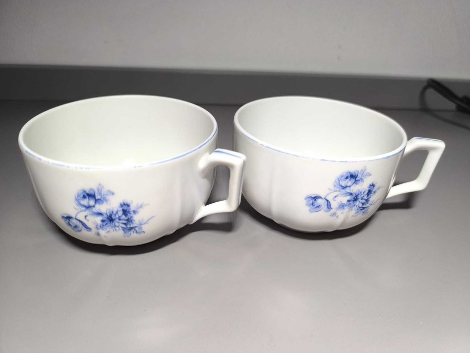 Almoçadeiras Vista Alegre — Decoração Floral Azul (Conjunto de 2)