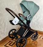 Wózek spacerowy cybex priam 4.0 rose gold leaf green