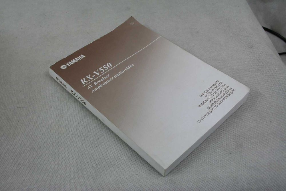 Instrukcja obsługi YAMAHA RX-V550