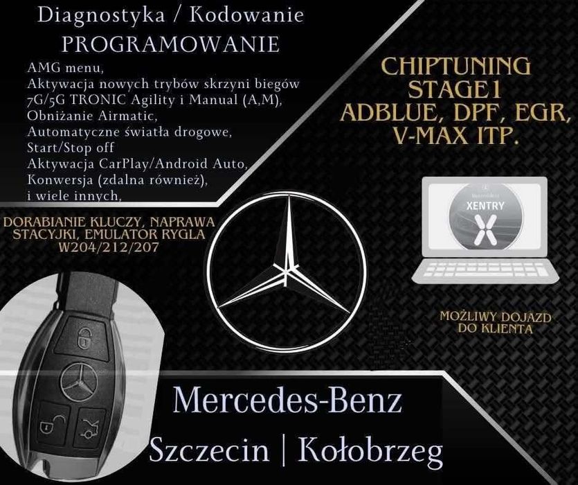 Dorabianie pilota klucza Mercedes Benz Diagnostyka SDchiptuning adblue