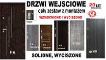 Drzwi wejściowe ZEWNĘTRZNE -wewnętrzne z montażem do mieszkania
