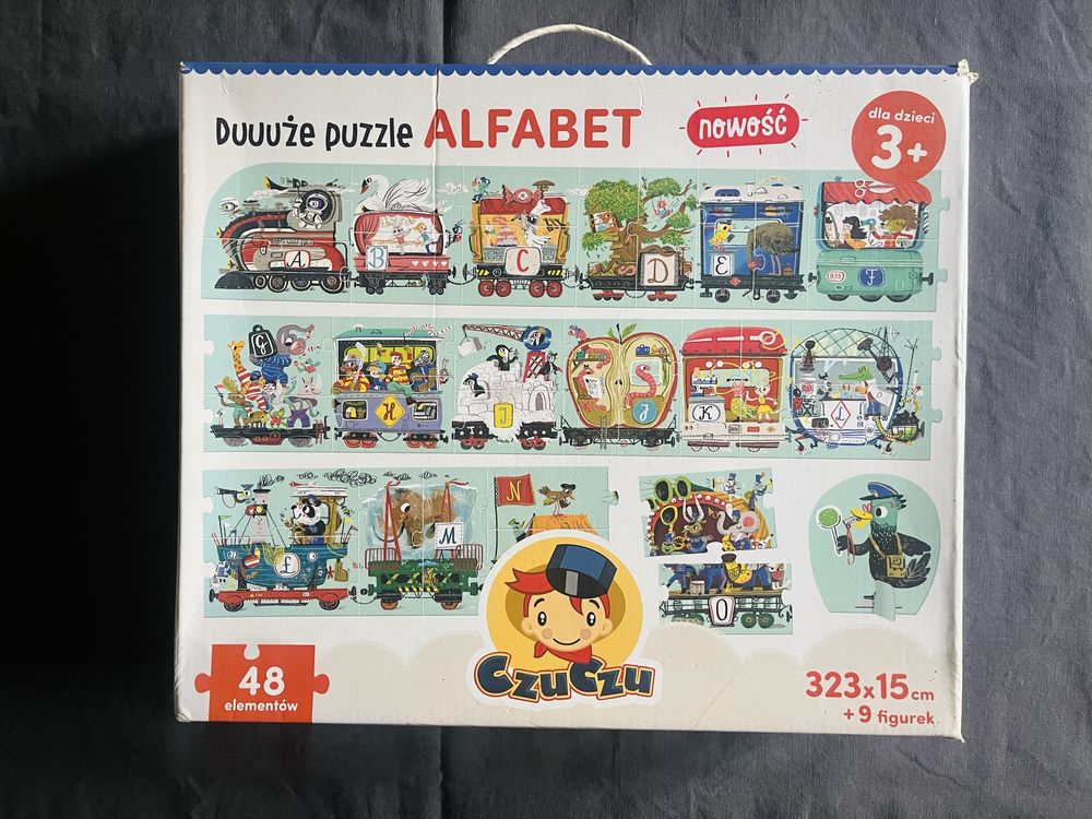 Duze puzzle pociag CzuCzu