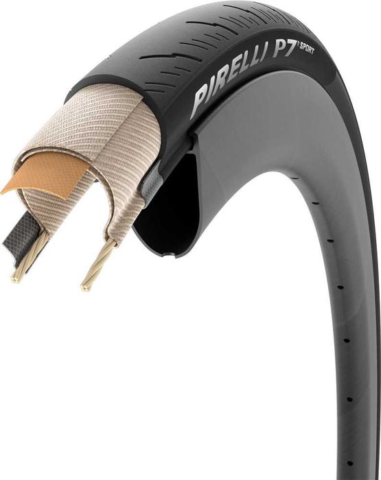 Pneu Pirelli P7 Sport 28-622 Tube Estrada Dobrável