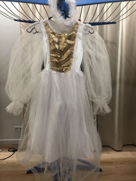 Sukienka stroj anioła 128