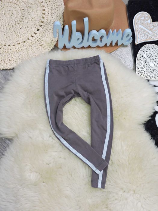 VRS - szare legginsy brokat lampas r 92/98