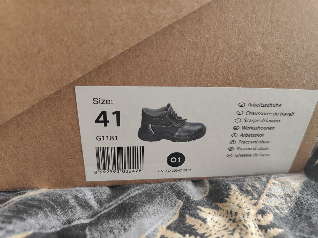 Ardon Firsty Buty ochronne ze skóry rozmiar 41