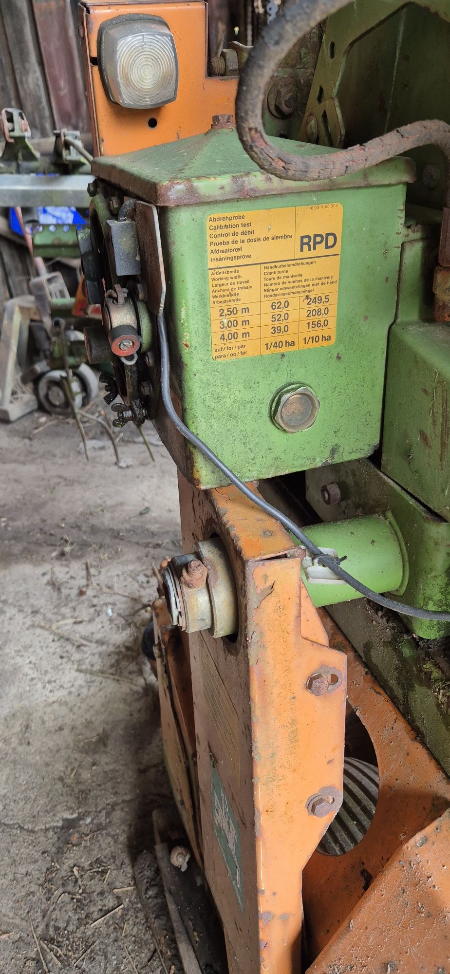 Siewnik Amazone RPD 301 Z Broną wirnikową KG 301