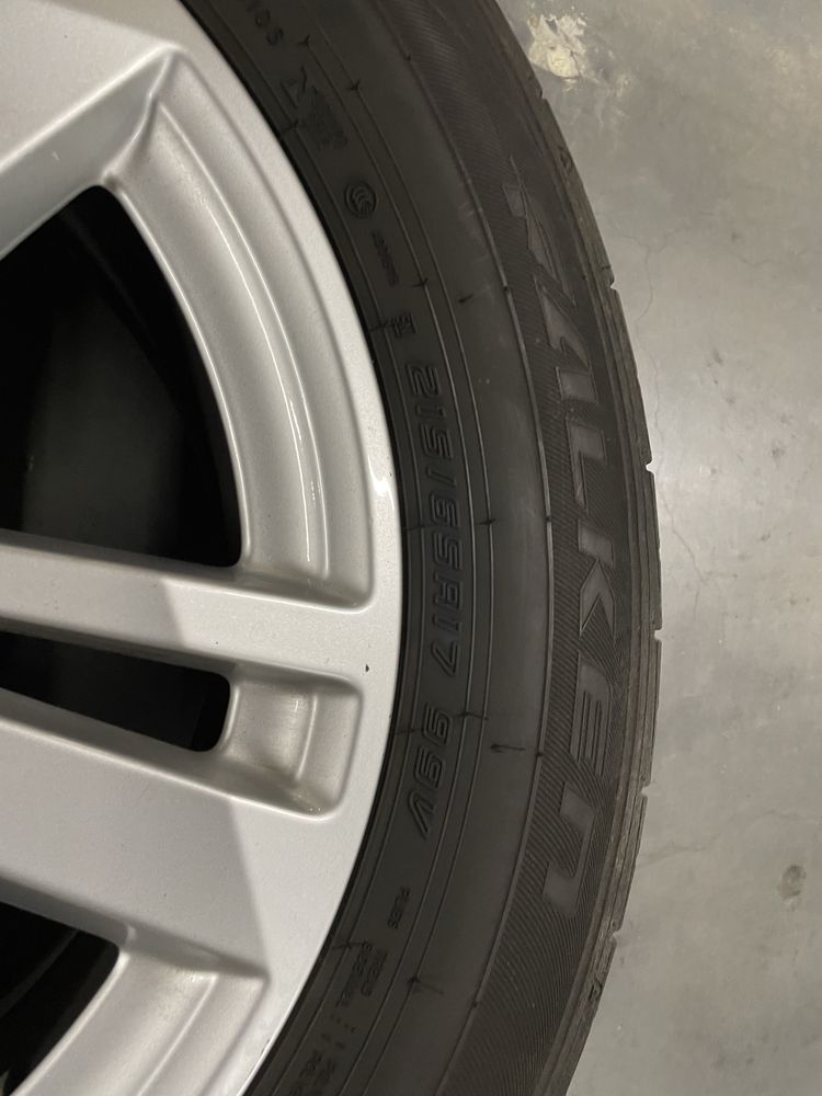 Felgi Audi 17 + opony falken azenis 215/65 R17 99V