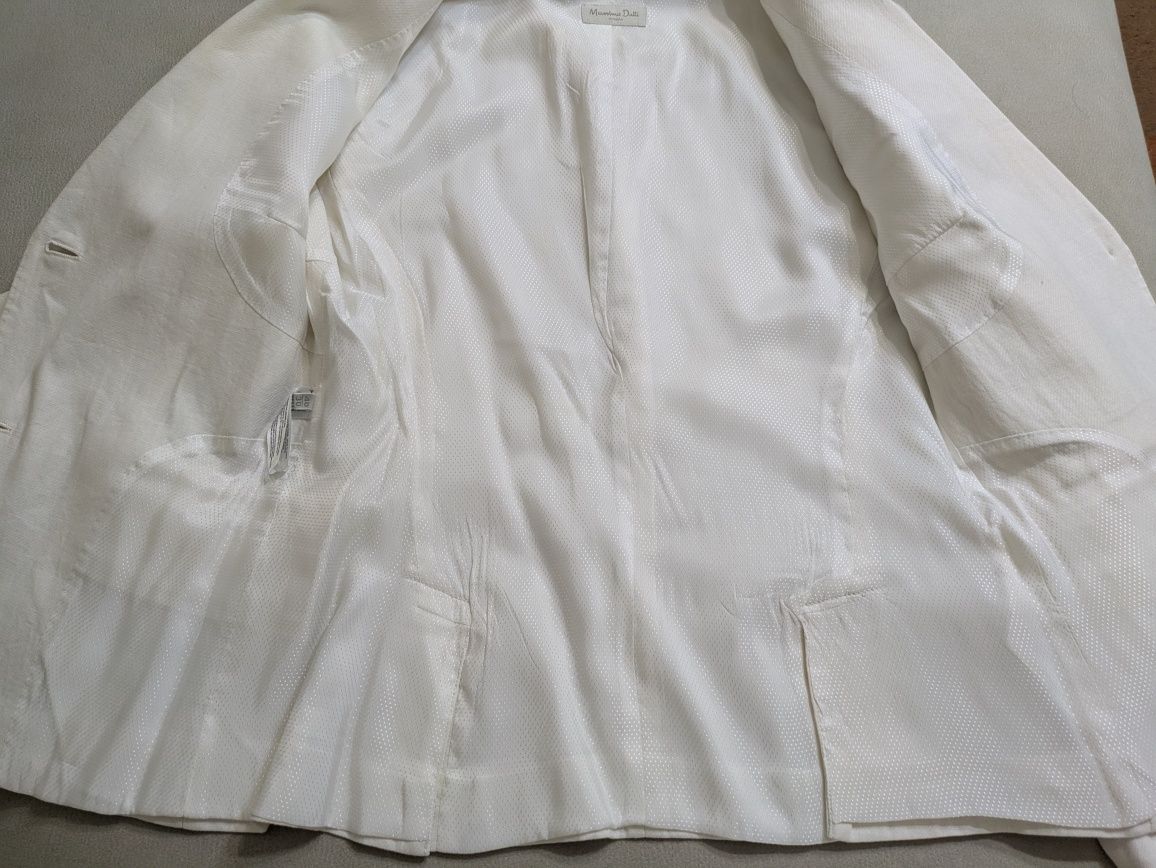 Blazer bege da Massimo Dutti