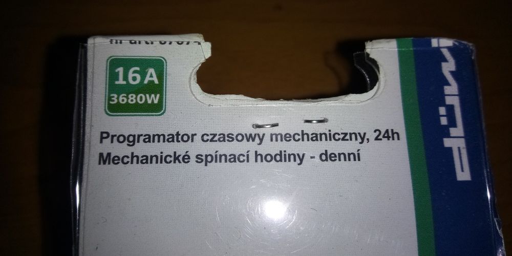 2x programator czasowy mechaniczny 24h