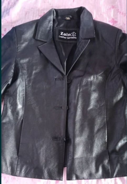 Пиджак женский кожаный