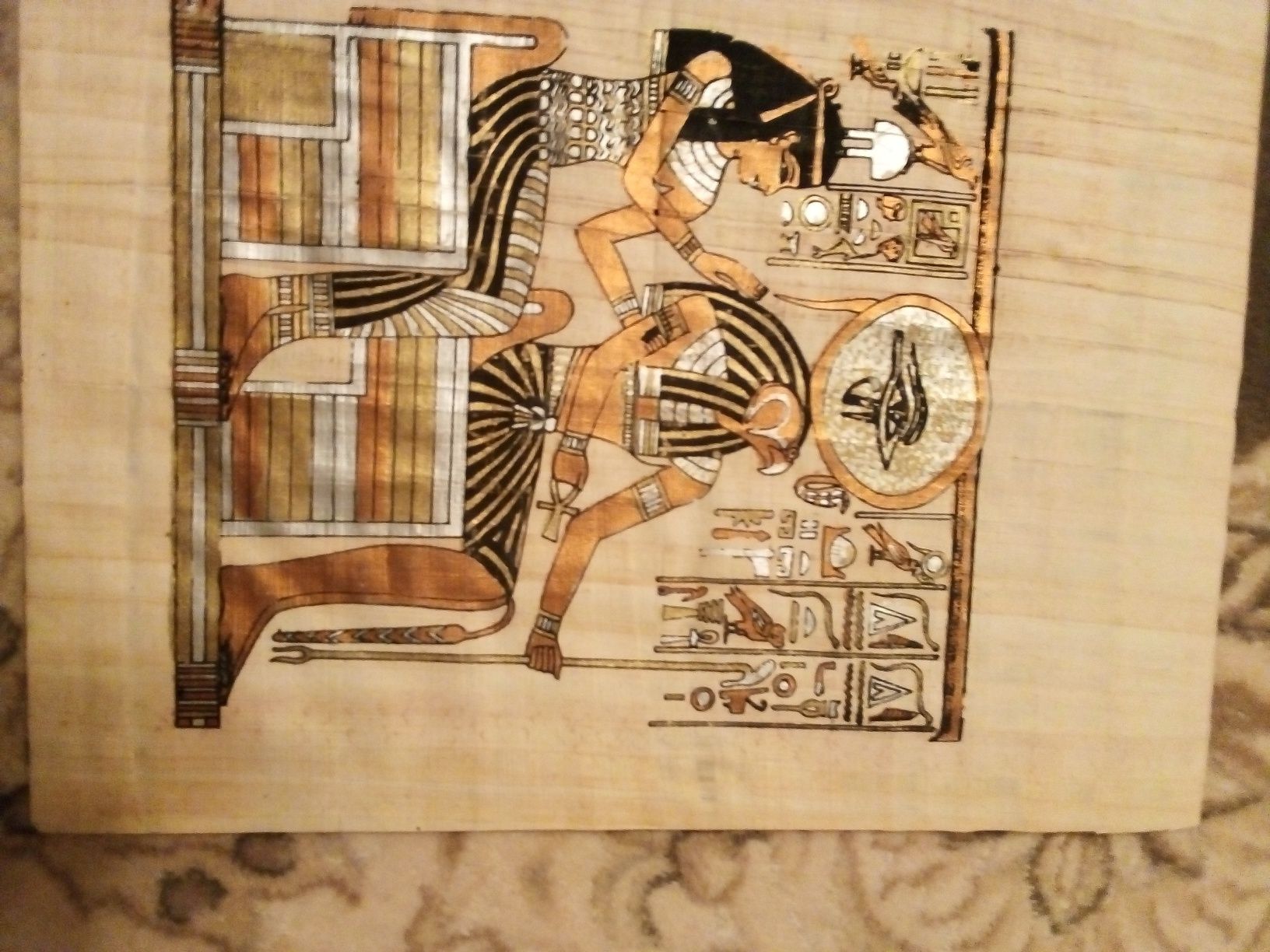 Obrazy papirusy stan bardzo dobry
