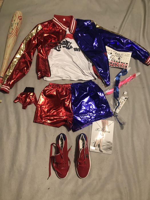 Жіночий карнавальний костюм 10в1 Харлі Квін зріст 165-170 см