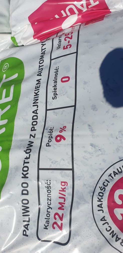 Groszek jaret®️kaloryczność23-24MJ/kg spiekalność0 workowany w kopalni