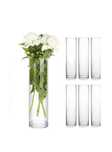 Wazon cylinder szklany 6 sztuk Wys: 60cm