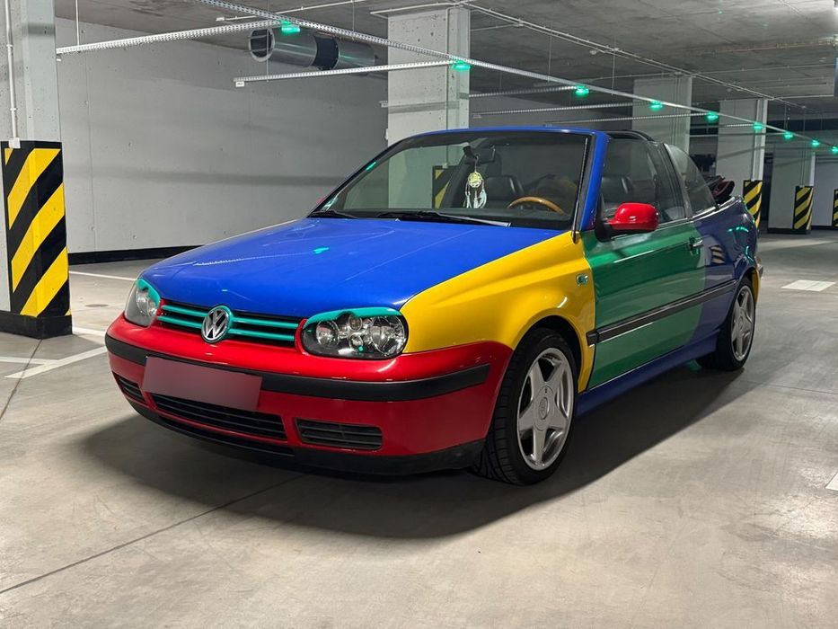Volkswagen Golf 4 (3.5) Cabrio HARLEKIN Projekt Klima 101KM 178Tkm Ekstrasy z epoki